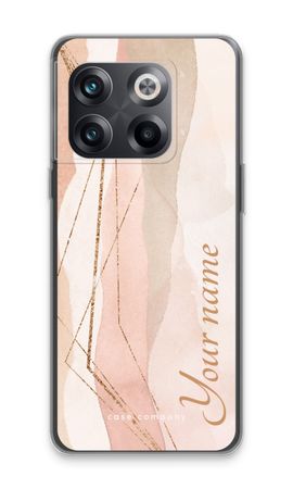 Gold Lines Namecase - Blush
