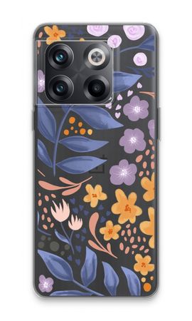 Flowers with blue leaves