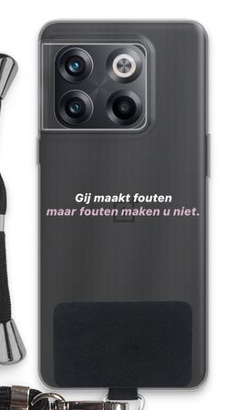 Fouten maken u niet
