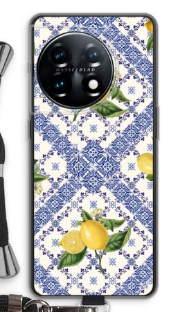 Blue tiles and lemons