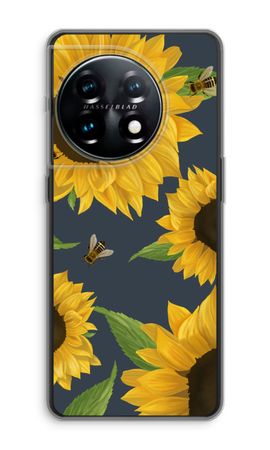 Sunflower and bees
