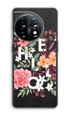 Hello in flowers