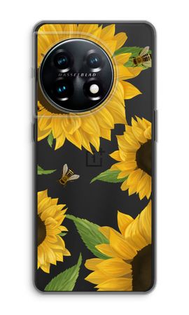 Sunflower and bees