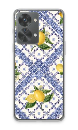 Blue tiles and lemons