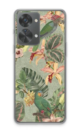 Tropical jungle parrot