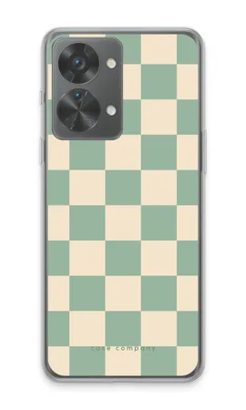 Checkered Mint, Miękkie etui OnePlus Nord 2T