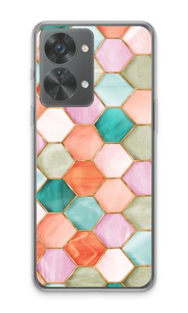 Hexagons in stained glass