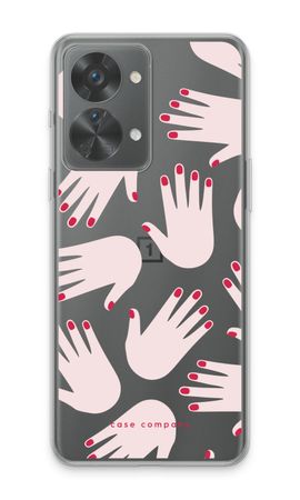 Hands pink