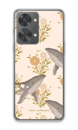 Floral Whales, OnePlus Nord 2T weiche Hülle