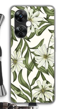 White flower pattern