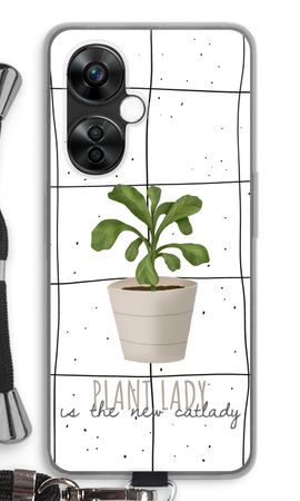 Houseplant on windowpane