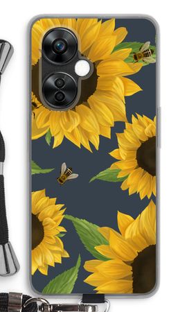 Sunflower and bees