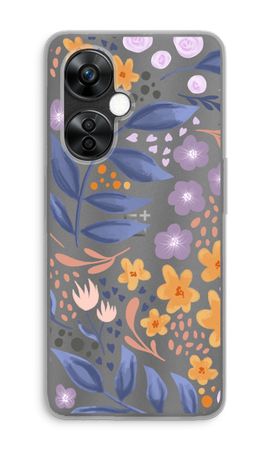 Flowers with blue leaves