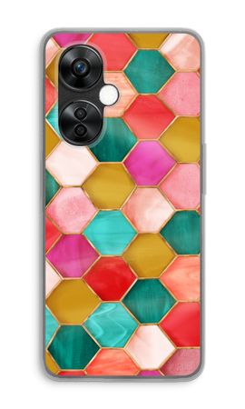 Hexagons in stained glass