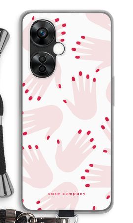Hands pink