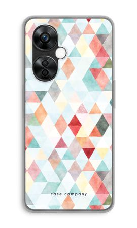 Gekleurde driehoekjes pastel