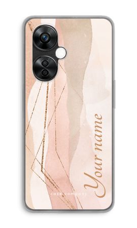 Gold Lines Namecase - Blush