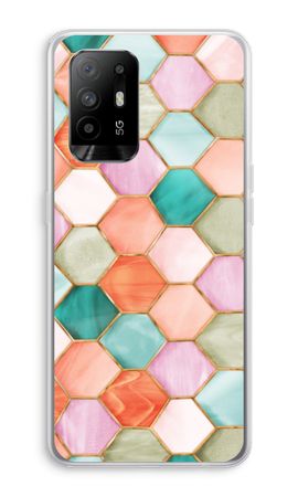 Hexagons in stained glass