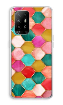 Hexagons in stained glass