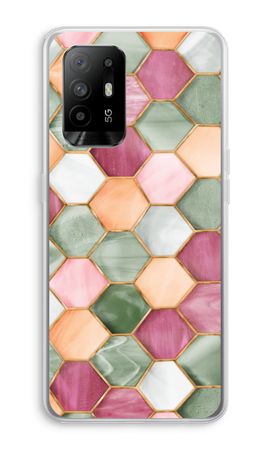 Hexagons in stained glass