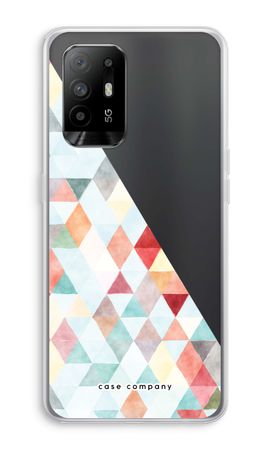 Coloured triangles pastel