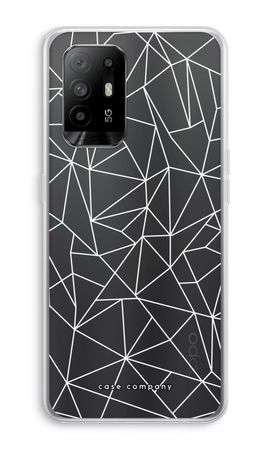 Geometric lines white