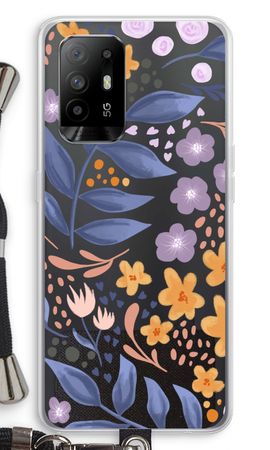 Flowers with blue leaves