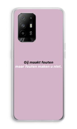 Fouten maken u niet