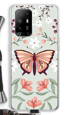 Butterfly in a floral world