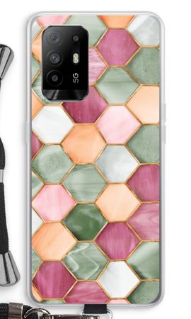 Hexagons in stained glass