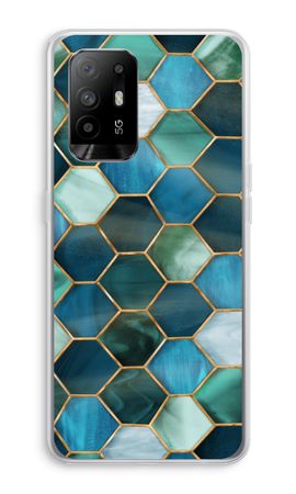 Hexagons in stained glass