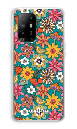 Retro Flowers N°2 - Blue