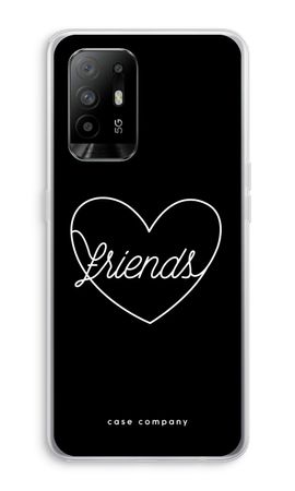 Friends heart black