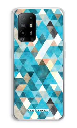 Coloured triangles blue