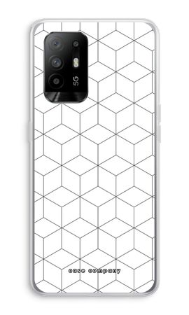 Cubes black and white