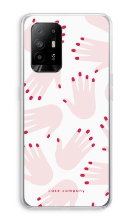 Hands pink