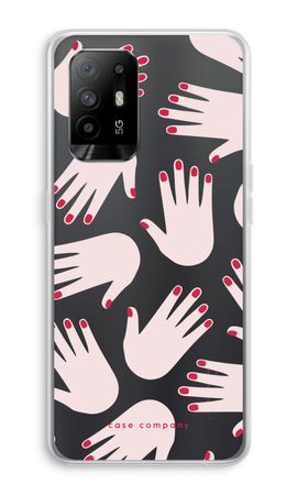 Hands pink