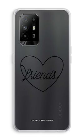 Friends heart black