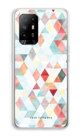 Coloured triangles pastel