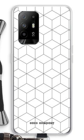 Cubes black and white