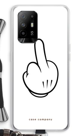 Middle finger white