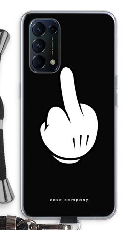 Mittelfinger schwarz