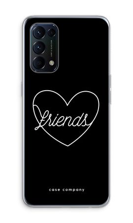 Friends heart black