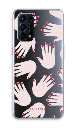Hands pink