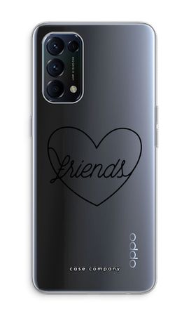 Friends heart black