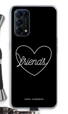 Friends heart black