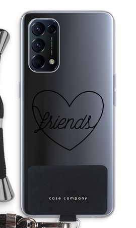 Friends heart black