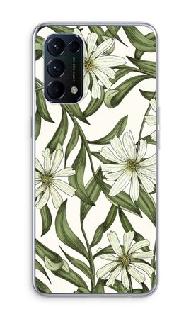 White flower pattern