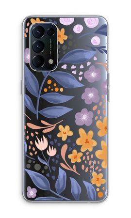 Flowers with blue leaves