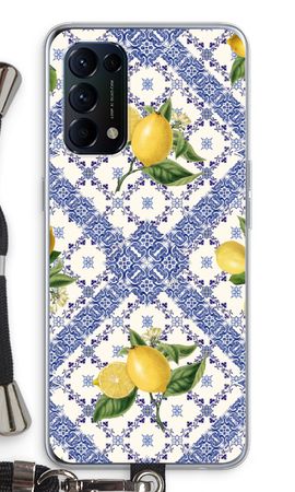 Blue tiles and lemons